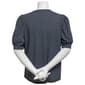 Womens Adrianna Papell Short Puff Sleeve Dot V-Neck Blouse - image 2