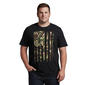 Mens Big & Tall Home of the Brave Camo Warriors Flag Graphic Tee - image 1