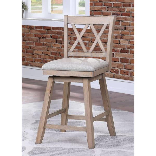 Home 2 Office 37.5in. Double Cross Back Bar Stool