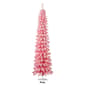 Puleo International 6ft. Pre-Lit Flocked Alpine Christmas Tree - image 8