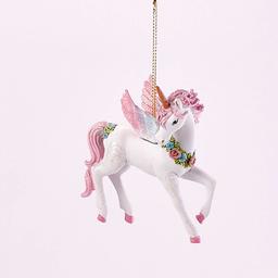 Polyresin Unicorn Ornament