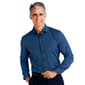 Mens Nautica Stretch Slim Fit Dress Shirt - Navy Geometric Floral - image 1