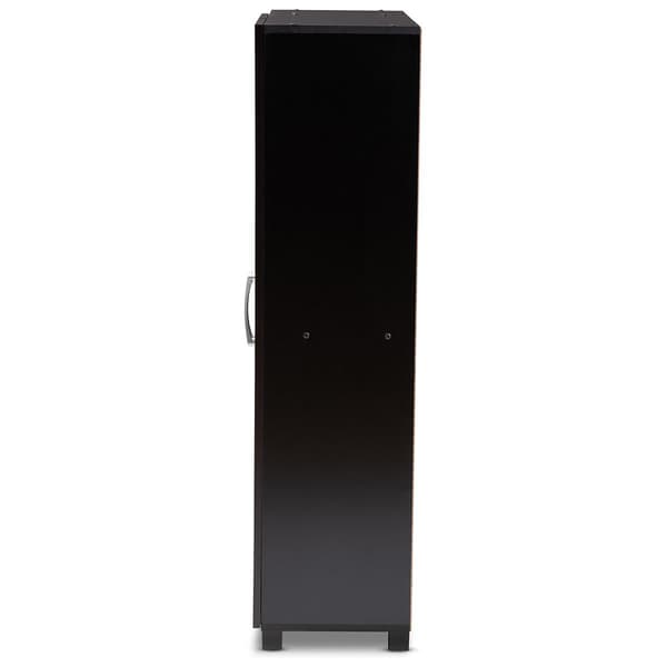 Baxton Studio Marine Entryway Shoe Storage Cabinet w/ Shelves