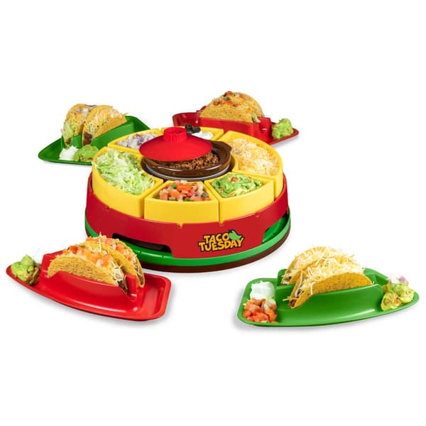 Nostalgia&#8482; Taco Tuesday Lazy Susan Taco Bar