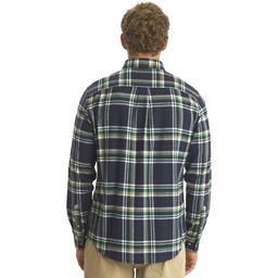 Mens Big & Tall LANDS'' END® Campside Flannel Shirt - Angel Blue