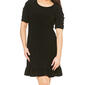 Petite MSK Short Puff Sleeve Flounce Hem Shift Dress - image 3