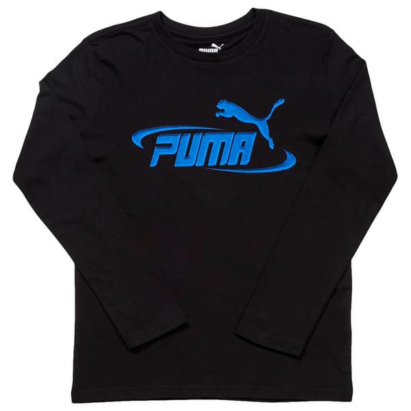 Boys &#40;8-20&#41; Puma&#40;R&#41; Future Pack Cotton Long Sleeve Tee - Black - image 