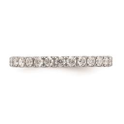 Pure Fire 14kt. White Gold Lab Grown Diamond Eternity Band