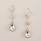 Rosa Rhinestones Triple Drop Earrings - image 1