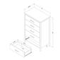 South Shore Gravity 5-Drawer Chest - image 7