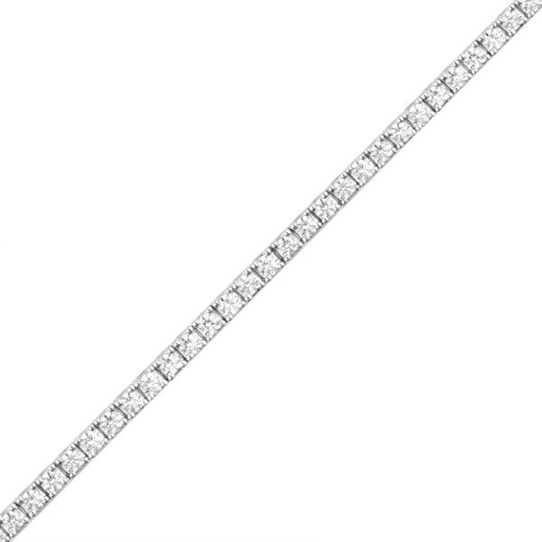 Nova Star&#174; White Gold Lab Grown Diamond Tennis Bracelet