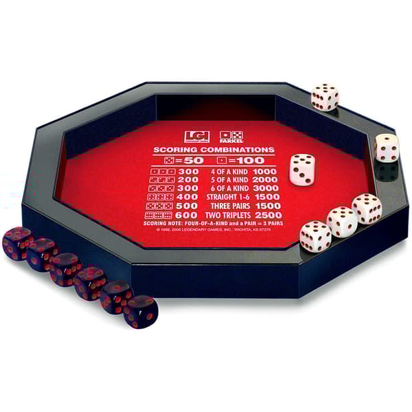 Legendary Games Farkel Rolling Tray Party Game