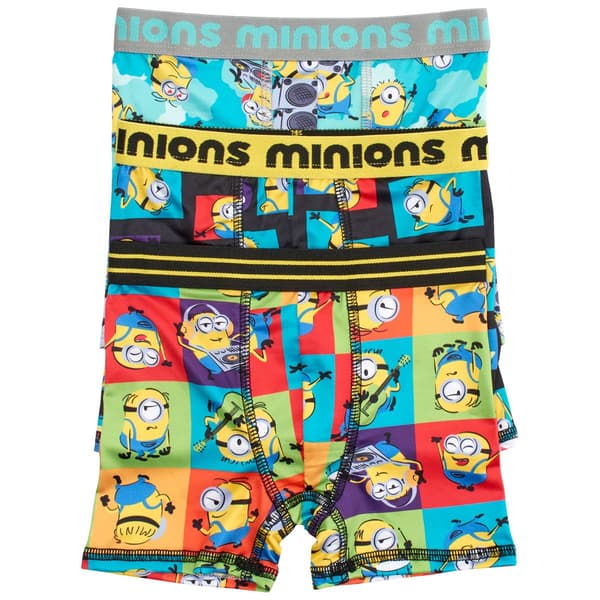 Toddler Boy 3pk. Minions Athletic Boxer Briefs