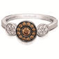 Le Vian(R) White Gold Brown & White Diamond Circular Ring - image 1