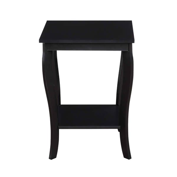 Convenience Concepts American Heritage Square End Table w/ Shelf