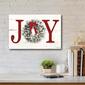 Courtside Market Christmas Joy Gallery Wrapped Canvas Wall Art - image 2