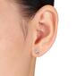 Gemstone Classics&#8482; 10kt. Rose Gold Morganite Stud Earrings - image 2