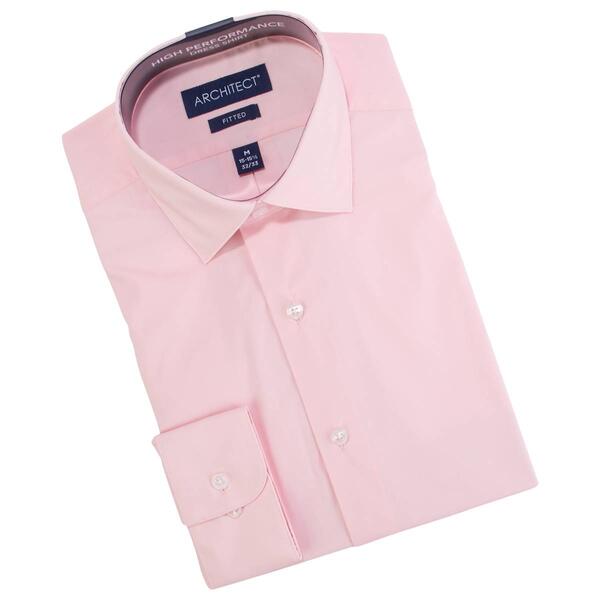 Mens Architect&#40;R&#41; High Performance Fitted Dress Shirt - Pink - image 
