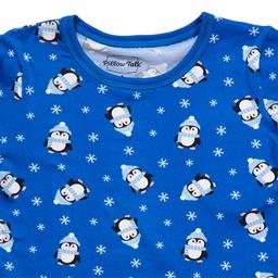 Kids Pillow Talk Long Sleeve Winter Penguin Pajama Set
