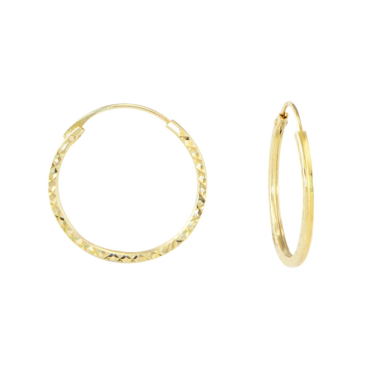 10kt. Yellow Gold Diamond Cut Square Tube Hoop Earrings,New Products : American Fashion Style Bags On Sale