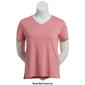 Petite Hasting & Smith Short Sleeve Solid V-Neck Tee - image 5