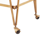 Linon Home Decor Ellie Gold Bar Cart - image 5