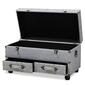 Baxton Studio Flynn 2-Drawer Storage Trunk Ottoman - image 2