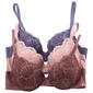 Womens Danskin 3Pk Bra W/ Logo Straps And Rose Gold-DS8608-3PKC - image 1