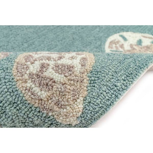 Liora Manne Capri Seashell Border Rectangular Runner