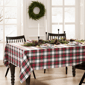 Threadmade Christmas Classic Holiday Plaid Cotton Tablecloth - image 2