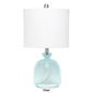 Lalia Home Classix Hammered Glass Jar Table Lamp w/Linen Shade - image 9