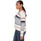 Petite Skye&#8217;s the Limit Back To Town V Neck Stripe Sweater - image 4