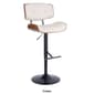 LumiSource Lombardi Mid-Century Modern Adjustable Bar Stool - image 10
