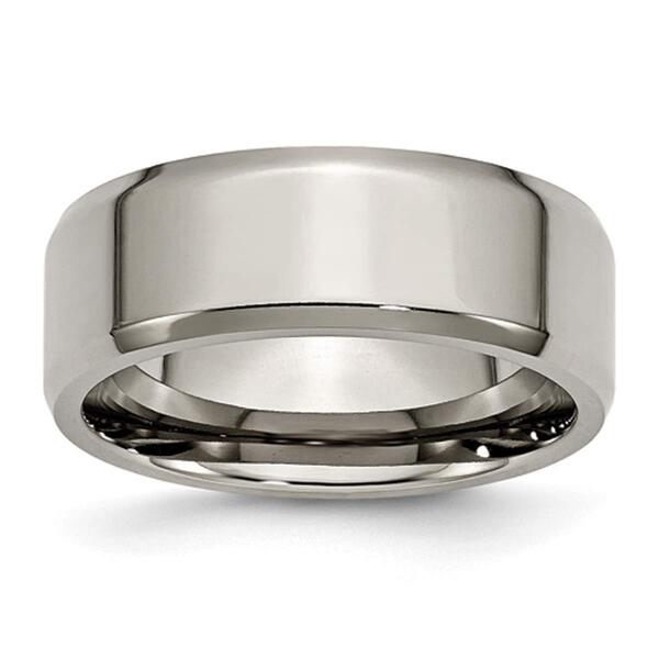 Mens Endless Affection&#40;tm&#41; 8mm Engravable Titanium Wedding Band - image 