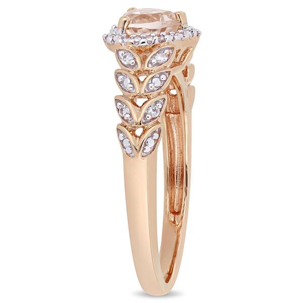 Gemstone Classics&#8482; 10kt. Rose Heart Engagement Ring