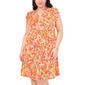 Womens MSK Sleeveless Contrast Floral ITY Dress - image 1
