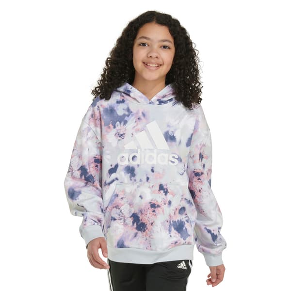Girls &#40;7-16&#41; adidas&#40;R&#41; Hooded Graphic Pullover - image 