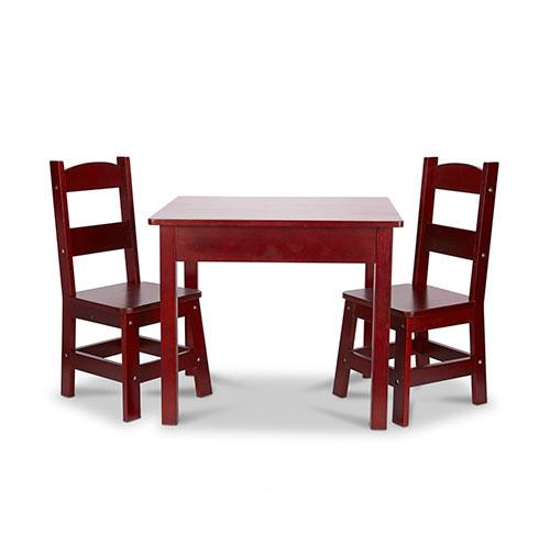 Melissa &amp; Doug(R) Wooden Table &amp; Chairs