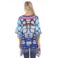 Womens White Mark Blue Aqua Caftan - image 4