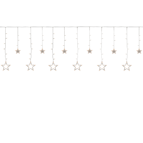 Northlight 17ft. LED Star Curtain Christmas Lights