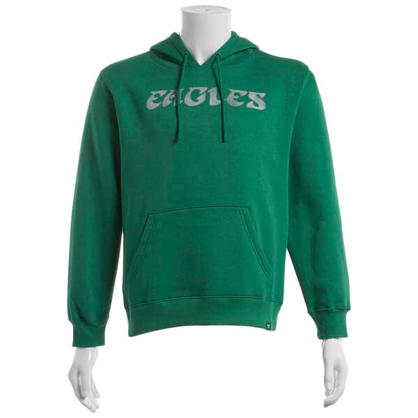 Mens Fanatics Philadelphia Eagles Distressed Vintage Logo Hoodie