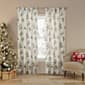 Holiday Print Sheer Panel Curtain - image 1