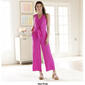 Womens MSK Sleeveless V-Neck Crinkle Twill Jumpsuit - image 2