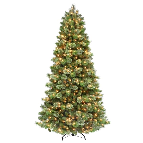 Puleo International 7.5ft Oklahoma Pine Artificial Christmas Tree - image 