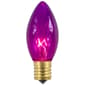 Northlight Seasonal 25pk. Purple C9 Christmas Replacement Bulbs - image 1