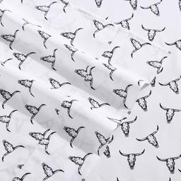 Wrangler Steer Skulls Microfiber Sheet Set
