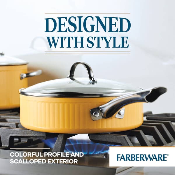 Farberware Style 3qt. Nonstick Cookware Saut&#233; Pan w/ Lid