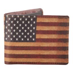 Mens Stone Mountain Flag Printed Wallet