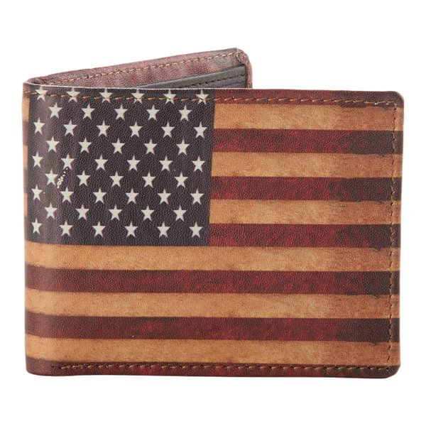 Mens Stone Mountain Flag Printed Wallet - image 