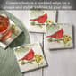 Thirstystone 4pk. 4.25in. Bird Song Cardinal Square Coasters Set - image 2